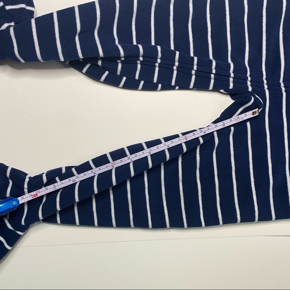 Boys 3T Navy blue Carters winter Bulldog Footed fleece Onesie - Picture 5 of 10